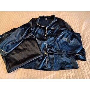 Women’s three piece pajama set L Intimates Navy Blue